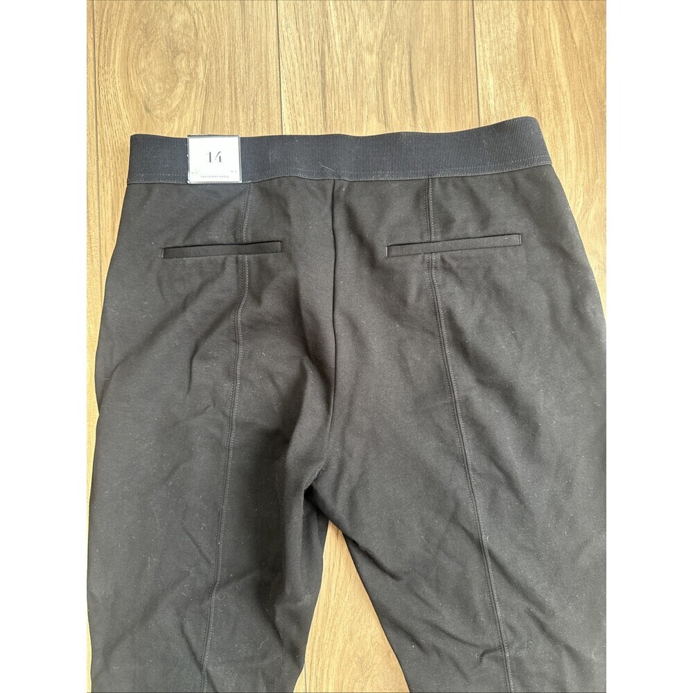 White House Black Market Black High-Rise The Skinny Ankle Dress Pants Women's 14 - Picture 7 of 9